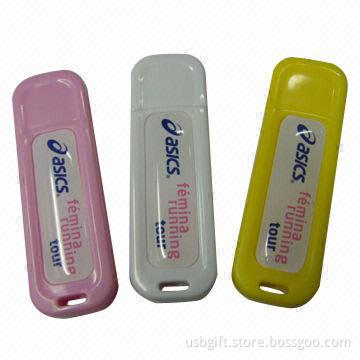 USB flash memory, 4GB capacity, customized epoxy logo, gift